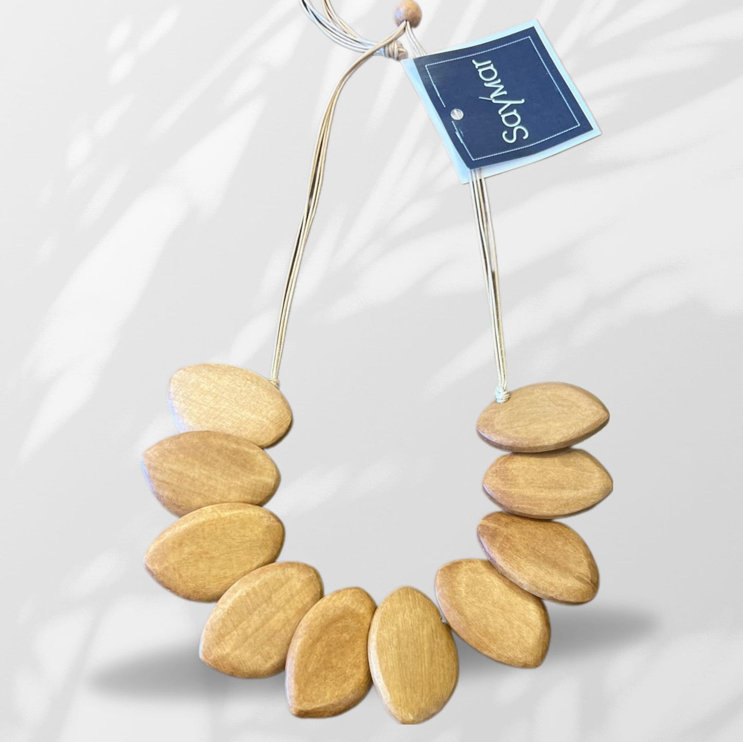 Collana Petali Legno