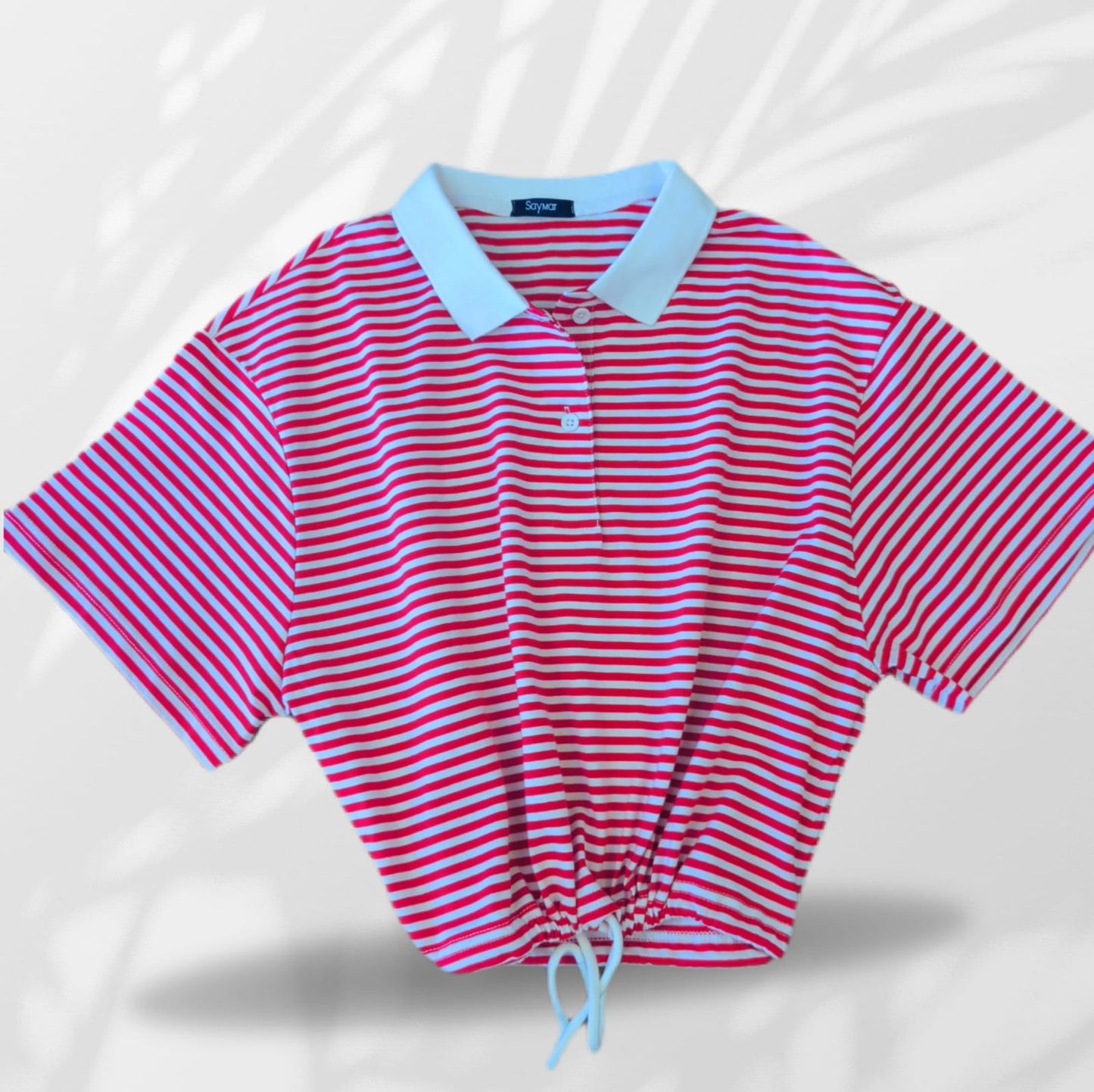 Polo Crop Righe