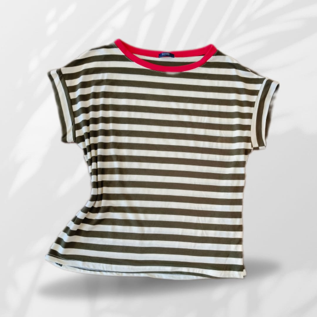 T-shirt Rigata