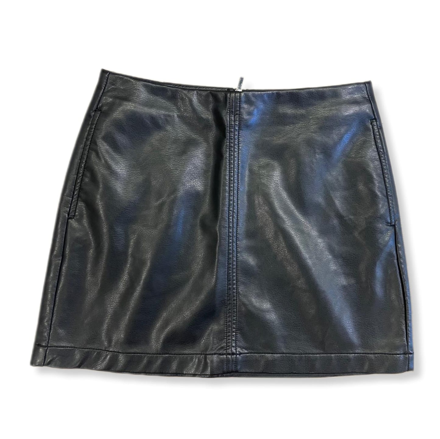 Faux Leather Mini Skirt
