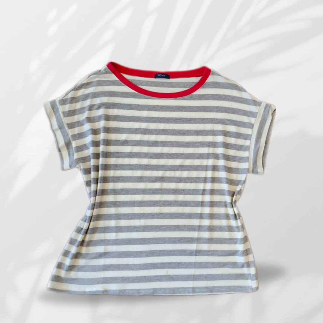 T-shirt Rigata