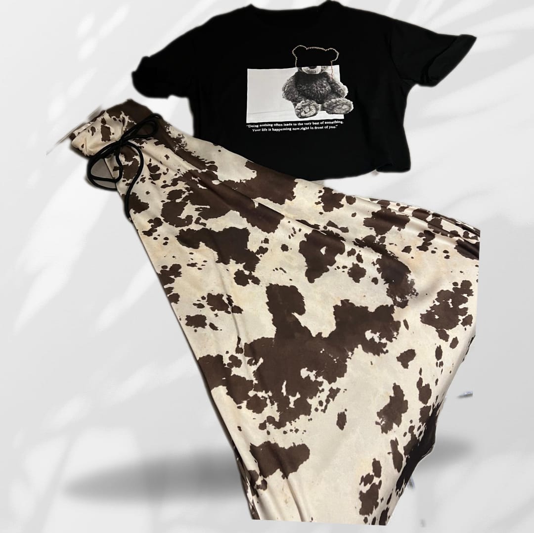 Animal Print Skirt