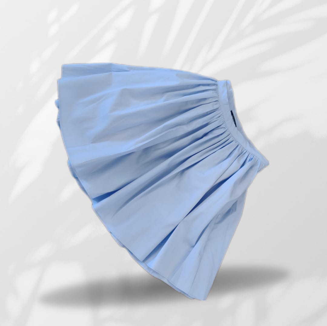 Cotton Mini Skirt