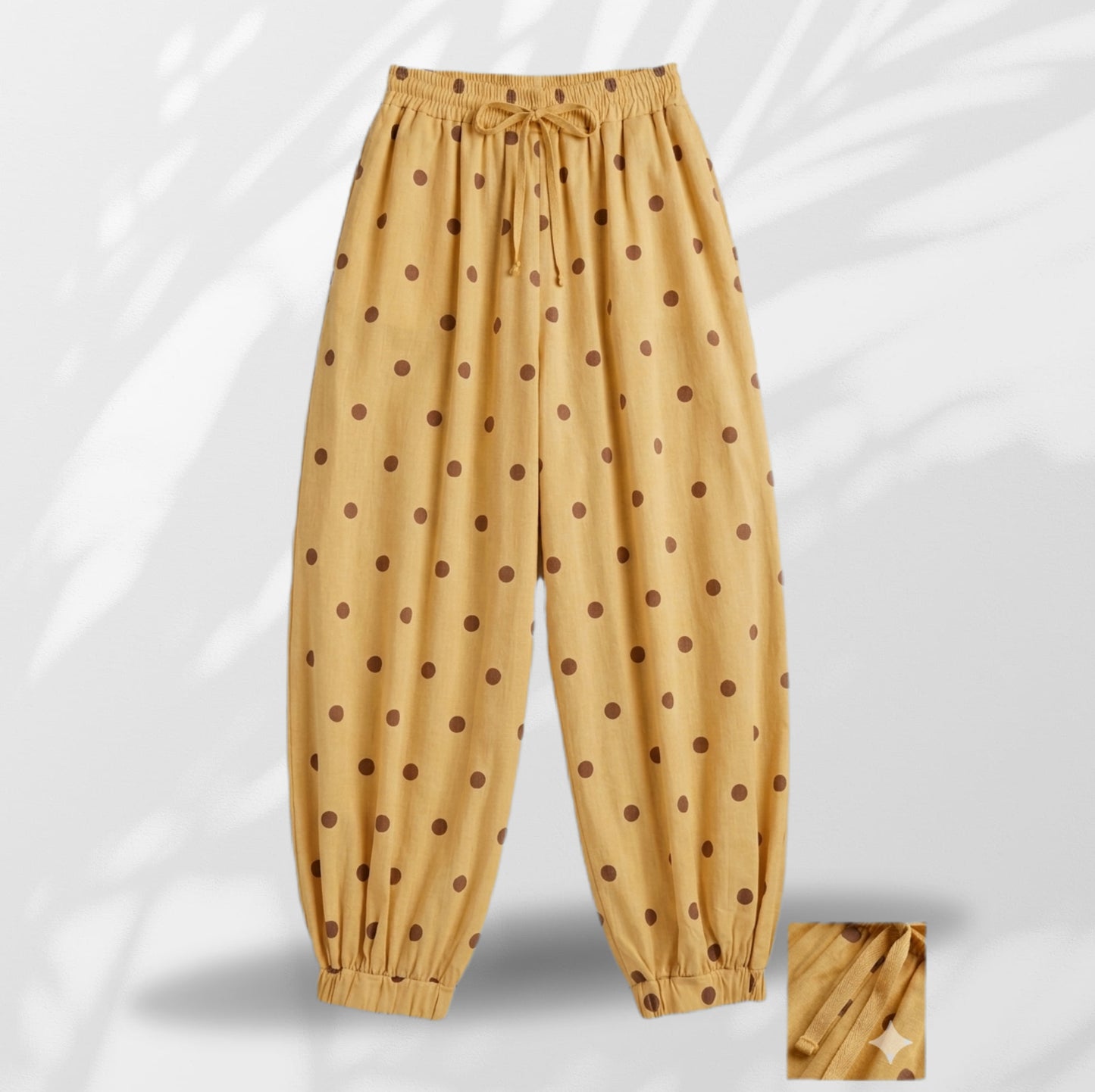 Pantalaccio a pois 100% cotone