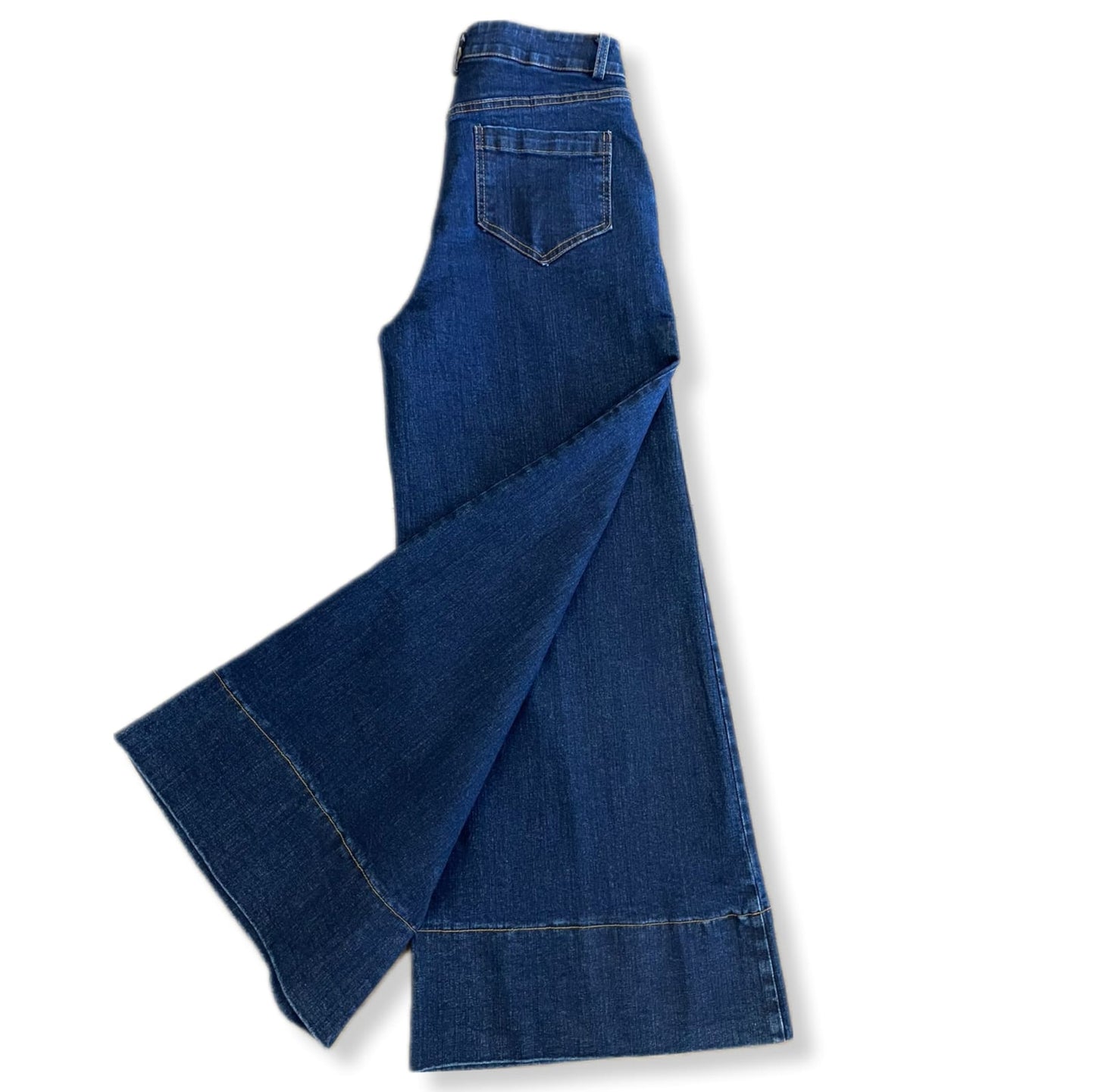 Palazzo Crop Denim