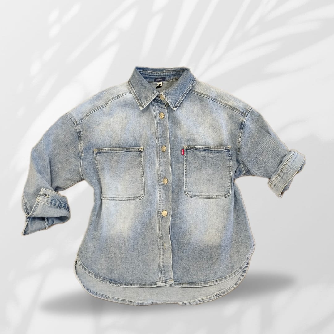 Giacca Camicia Jeans