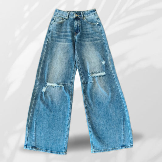 Denim Baggy Strappi