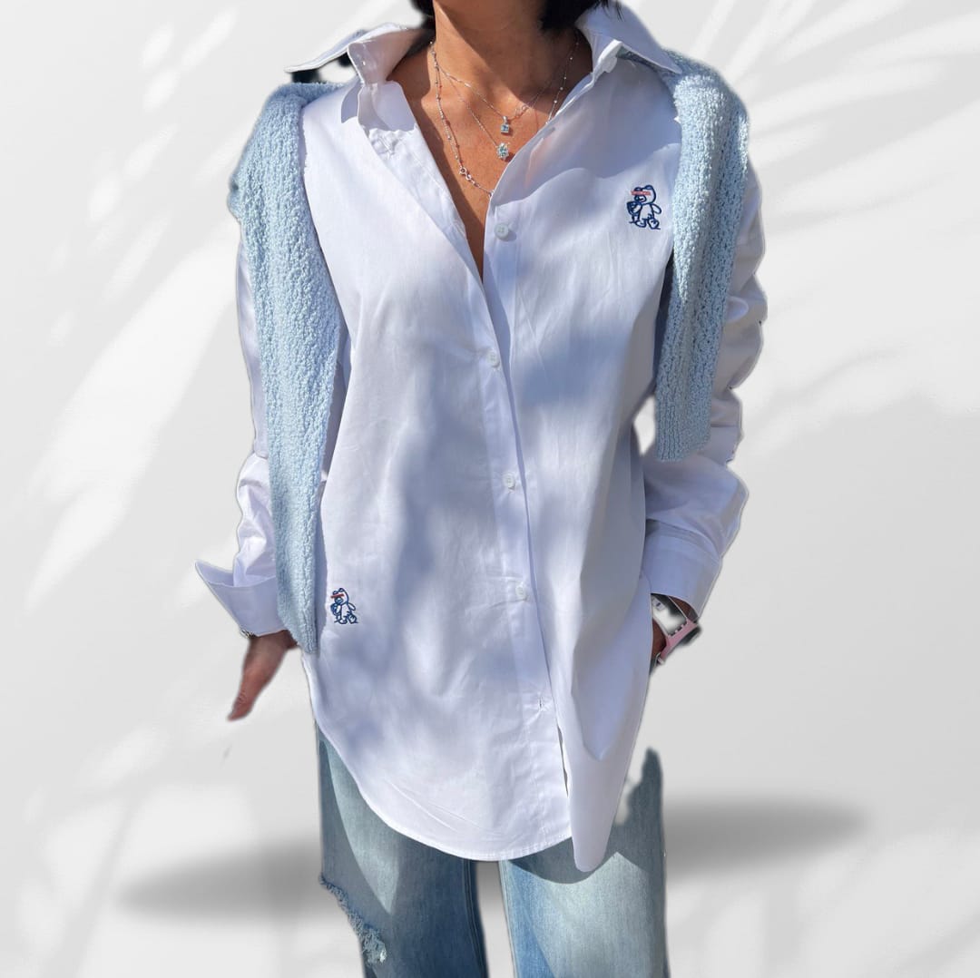 Camicia ricamo Teddy