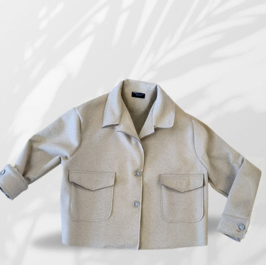 Giacca Neoprene Panno