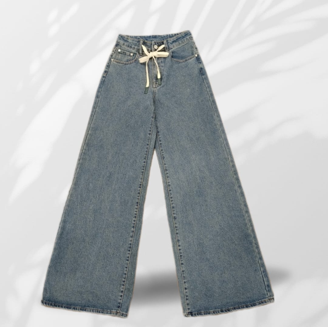 Denim Palazzo Laccio