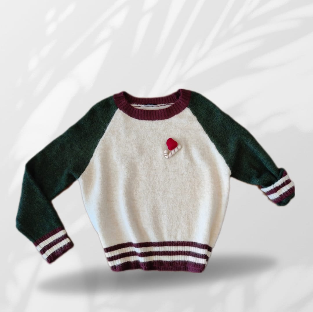 Pullover Doppio Colore