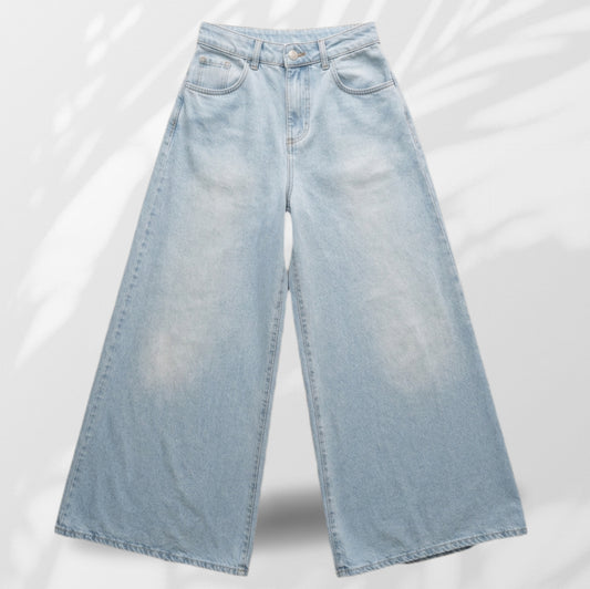 Jeans palazzo ampio