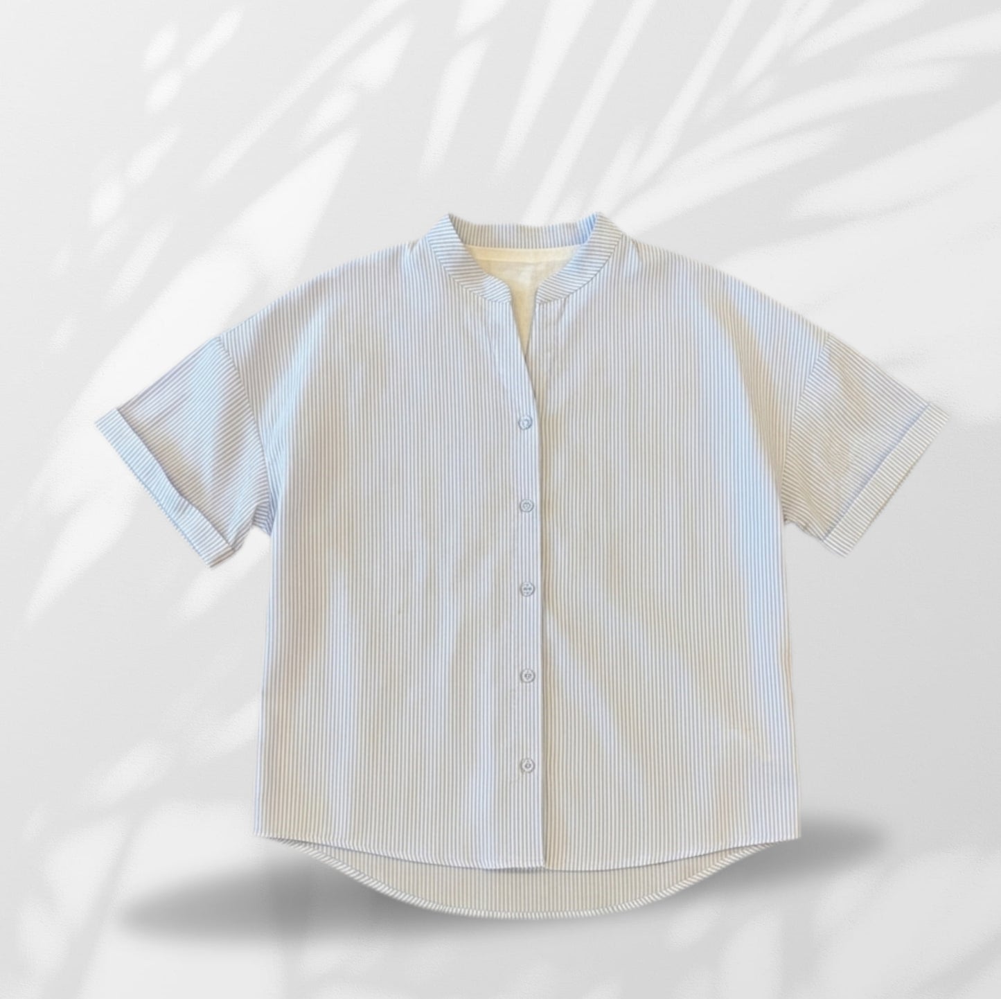 Camicia millerighe mezza manica