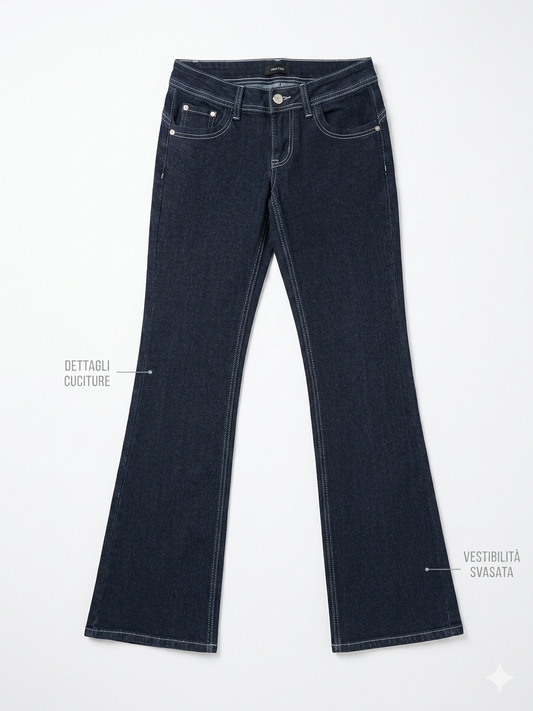 Denim vita bassa